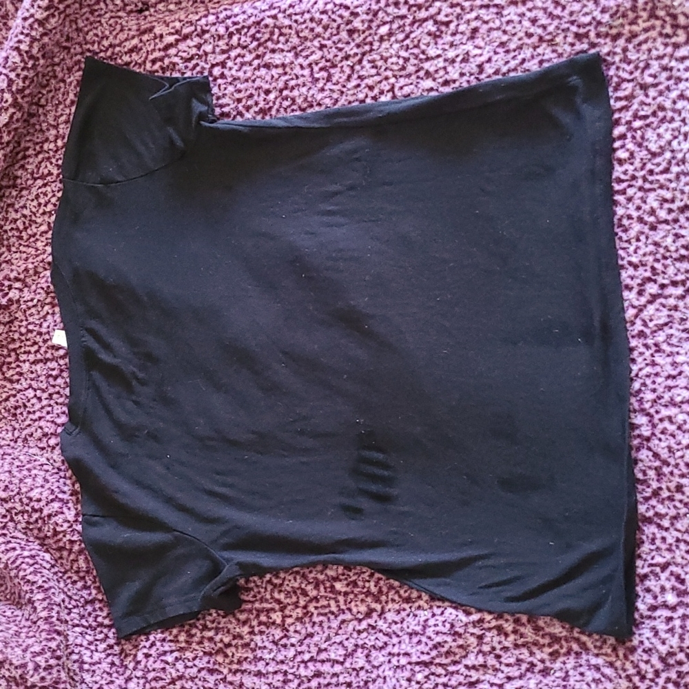 Ladies Black Short Sleeve Tshirt - Picture 5 of 5